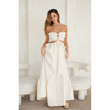 Chic Ivory Maxi Halter Dress