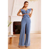 Petal Denim Jumpsuit