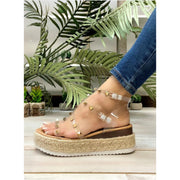 Studs Spadrille Clear