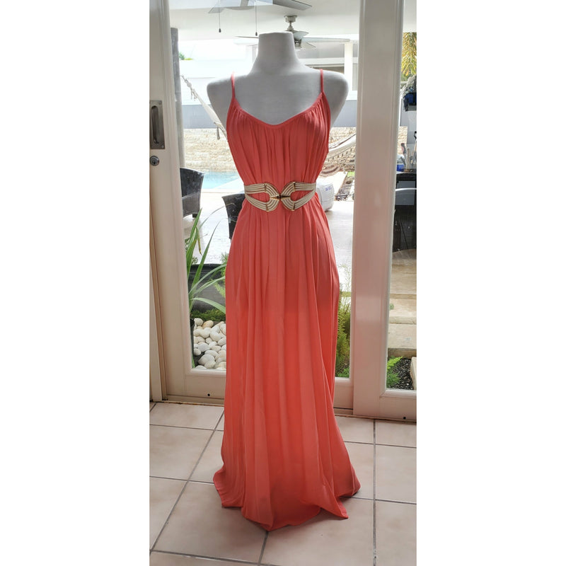 Scoop Neck Maxi Coral