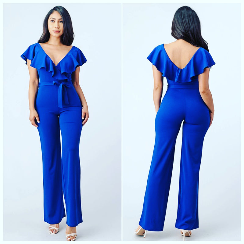 Royal Ruffles Jumpsuit