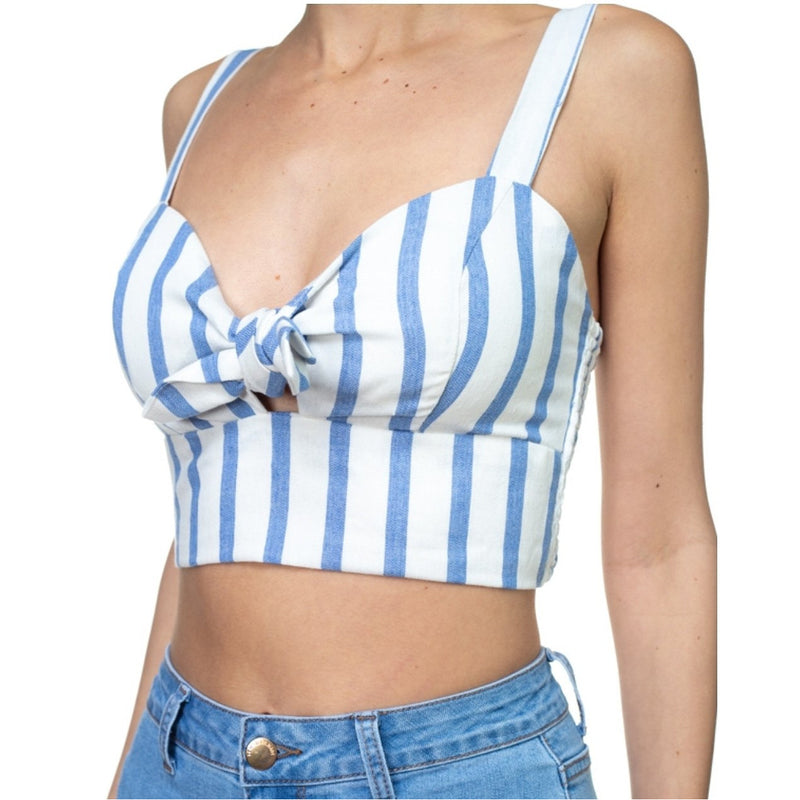 Front Knot Crop Top