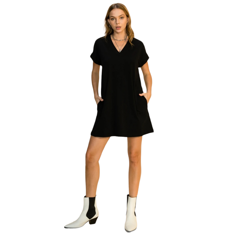 Black Shift Dress