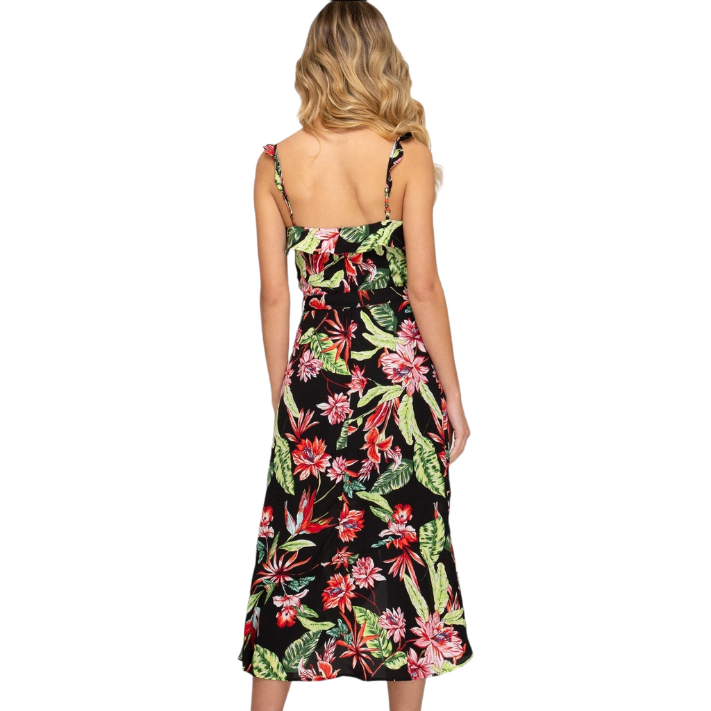 Tropical Flowers Dress