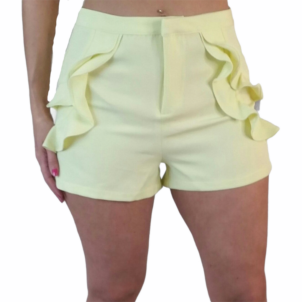 Neon Ruffles Short