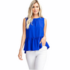 Royal Peplum Tank