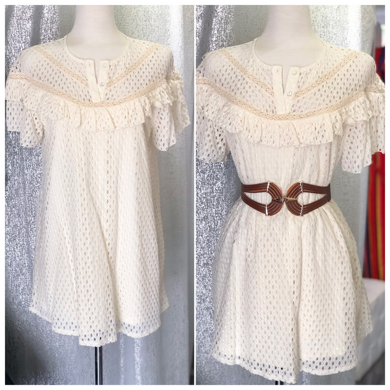 Rattan Shift Dress