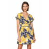 Mustard Palm Tree Dress