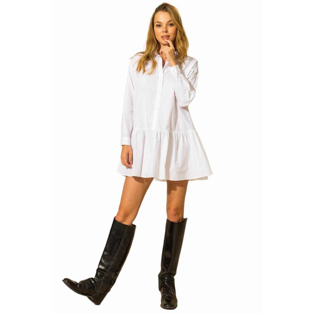 White Shirt Dress