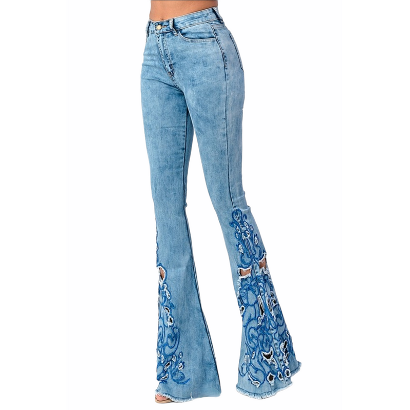 Embroidery Jeans