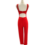 Red Long Jumpsuit