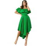 Green Hi-Lo Dress