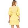 Yellow Cut Out Mini Dress
