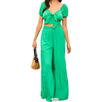 Emerald Green Tier Pant Set