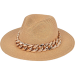 Gold Chain Fedora Hat