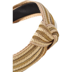 Zipper Raffia Headband