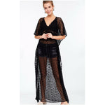 Lace Cover Up Dress Black