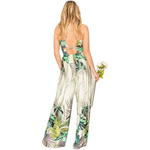 Palm Print Jumpsuit