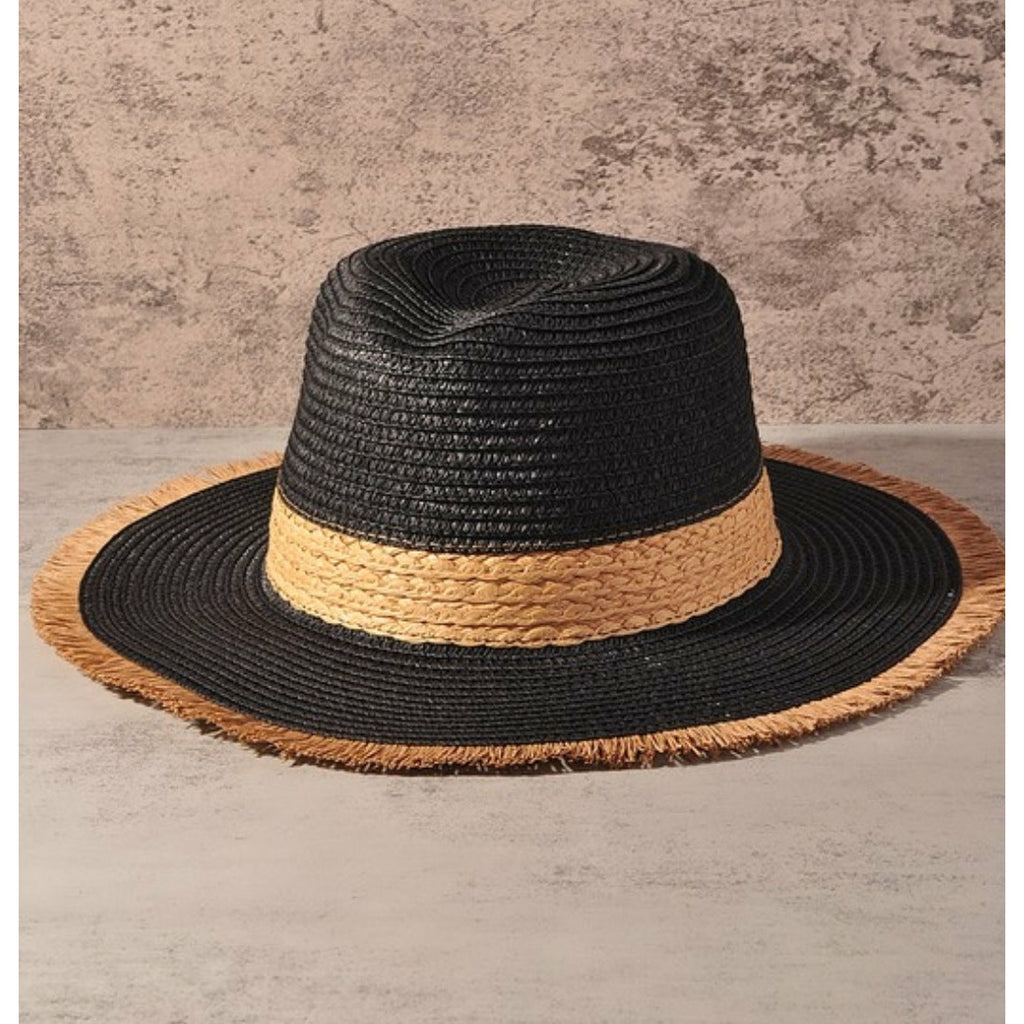 Two Tone Straw Hat