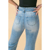 Button High Waist Jeans