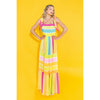 Lime Stripes Maxi Dress