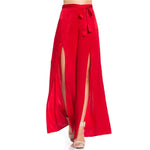 Satin Slit Pant