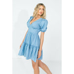 Chambray Mini Dress