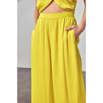 Lime Wide Pants